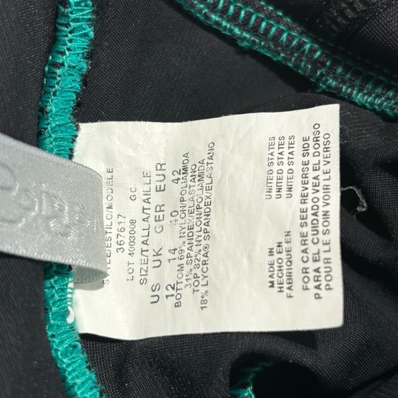 MAGICSUIT by MiracleSuit Sz 12 Yves Shirred Halter Top Padded  Cups Bathing Suit - Picture 7 of 8